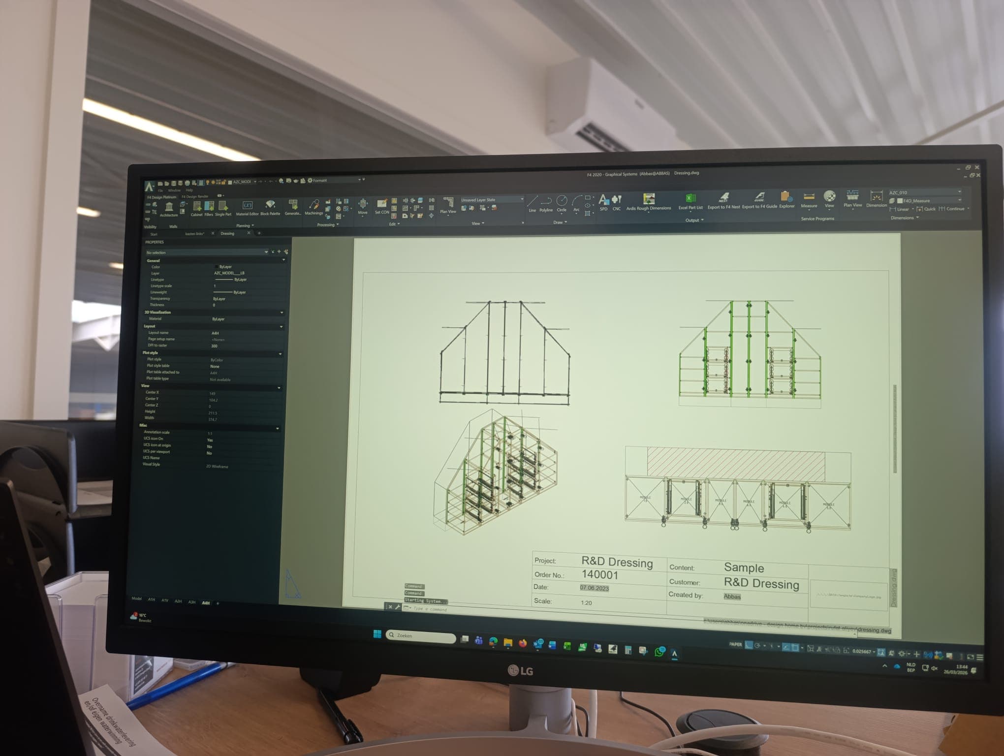 Maatkasten schuine wanden