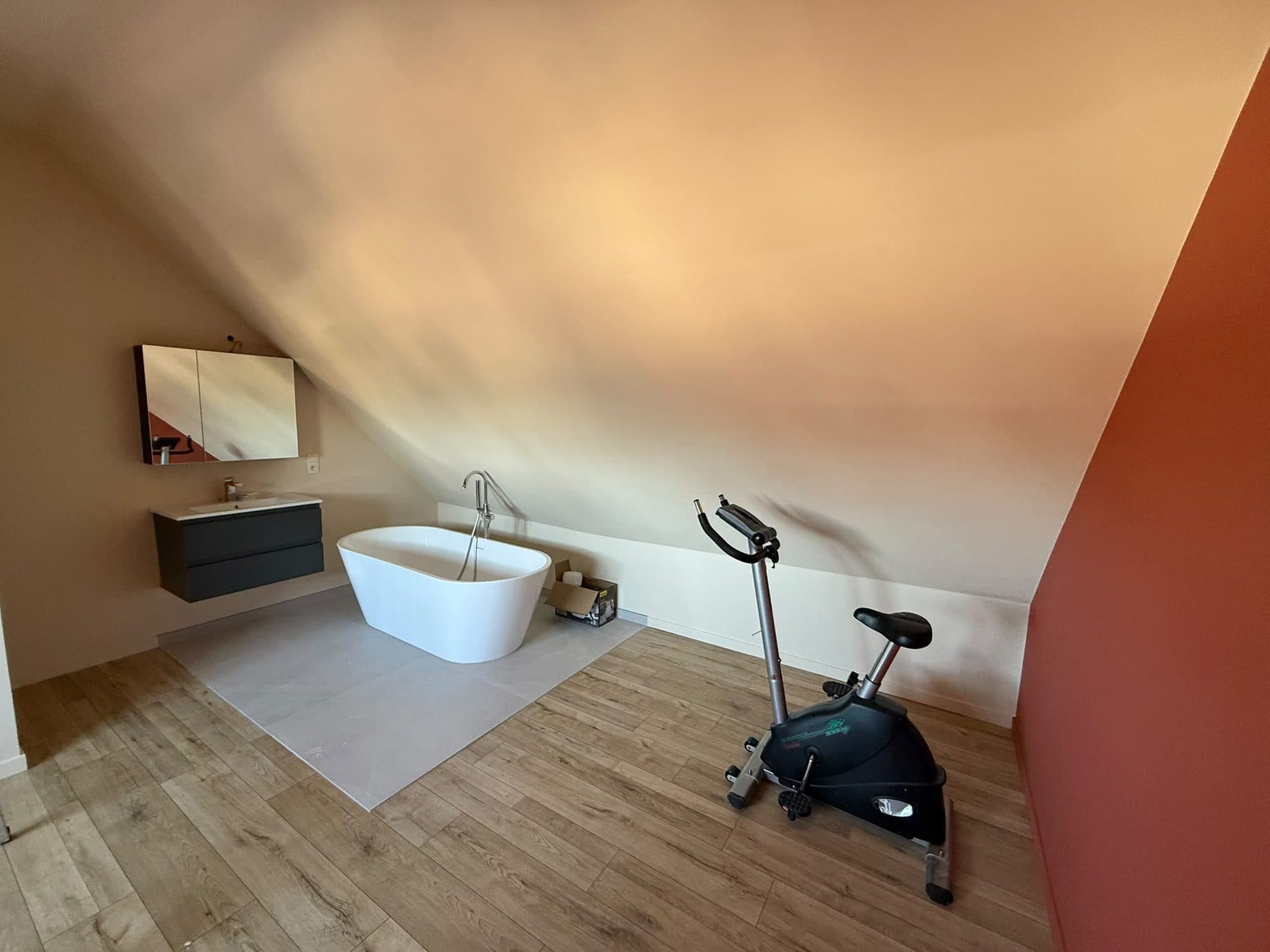 Bad in de en suite in Zwijnaarde